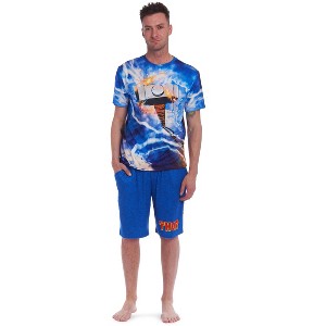Marvel Avengers Adult Pajama Shirt and Shorts Sleep Set - 1 of 3
