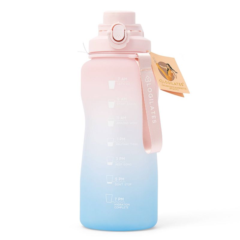 Blogilates 64oz Half Gallon Plastic Water Bottle - Blue Ombre, 3 of 6