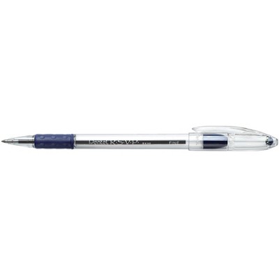 Pentel R.S.V.P. Ballpoint Pen, 0.7 mm, Blue, pk of 12
