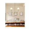 Elegant Lighting Nyomi 42-Inch Black Chandelier with Symmetrical Tiers - 2 of 4