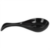 Home Basics Ceramic Spoon Rest, Black - 3 of 4