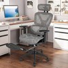 Costway Mesh Office Chair Executive Chair with 90°-120° Tilting Backrest Lumbar Support - 4 of 4