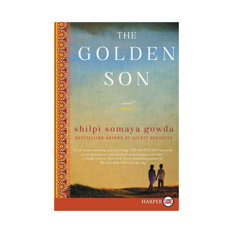 The Golden Son - Large Print by  Shilpi Somaya Gowda (Paperback), 1 of 2