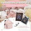 Itopfox Pink Diaper Backpack for Baby Girls - Baby Shower Gifts, Quilted with Changing Pad, Pacifier Case, Insulated Pockets 35L Large Capacity - 3 of 4