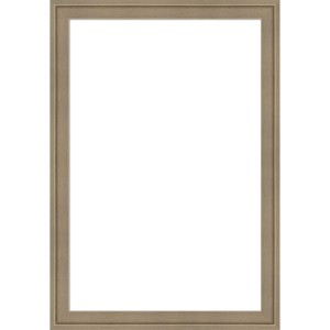 Amanti Art 20"x14" Florence Light Brown Framed Magnetic Dry Erase Board - 1 of 4