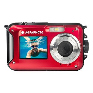 Agfa Photo WP8000 Waterproof Digital Red Camera with CMOS Sensor - 1 of 3