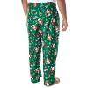 Elf The Movie Men's Buddy OMG! Santa I Know Him! Allover Print Pajama Pants Green - 2 of 4