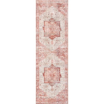 Nuloom Harriet Vintage Medallion Fringe Area Rug
