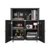 TIRAMISUBEST Home Office Printer Stand with Wheels - Black Mobile File Cabinet - 3 of 4