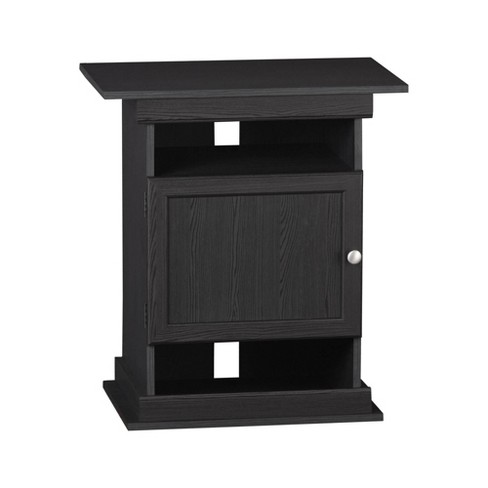 Black aquarium outlet stand