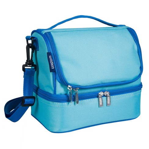 Confetti Blue Two Compartment Lunch Bag