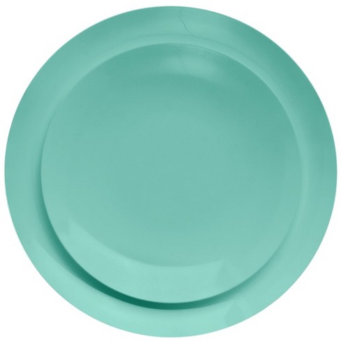Trendables Light Blue Disposable Plastic Plate Set Setting For 30 People 60 Count Plates. Target