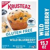 Krusteaz Gluten Free Blueberry Muffin Mix, Includes Can of Blueberries, 15.7 oz Box (Pack of 2) - 2 of 4