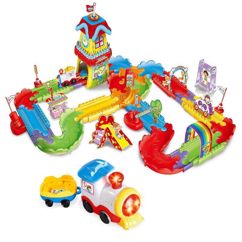 Fun Little Toys 3D Puzzle Railway Train Tracks, 2 of 7