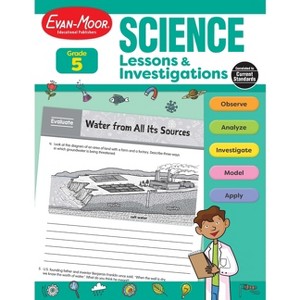 Science Lessons and Investigations, Grade 5 Teacher Resource - by  Evan-Moor Educational Publishers (Paperback) - 1 of 1