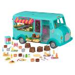 Li'l Woodzeez Toy Food Truck with Accessories 89pc - Honeysuckle Sweets & Treats
