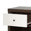 NicBex Wood Nightstand,Bedside Tables with Top Drawer and Bottom Shelf for Bedroom,Living Room - 4 of 4