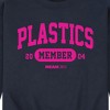 Men's - Mean Girls - Plastics Member Graphic Fleece Sweatshirt - 2 of 4