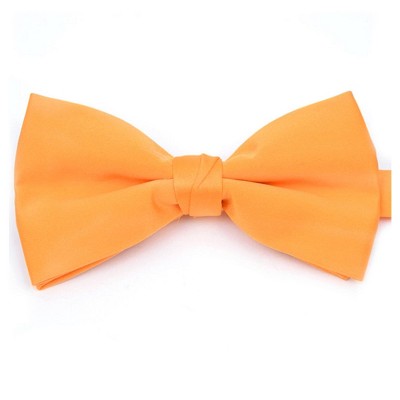 Young Boy's Pre-tied Adjustable Length Bow Tie - Formal Tuxedo Solid Color