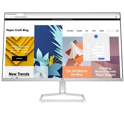 HP Inc. Series 5 23.8 inch FHD White Monitor  - 524sw 23.8" FHD (1920 x 1080) 48-100
