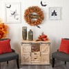 Nearly Natural 30” Halloween Burlap Ribbon Wreath - 4 of 4