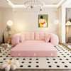 TiramisuBest 78.7" Multi-Functional Foldable Sofa Bed, 3-in-1 Teddy Fabric Foam-Filled Sleeper Sofa Bed for Living Room - 4 of 4