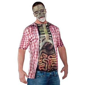 Underwraps Mens Photo Real Shirt X-Ray Costume Costume - One Size Fits Most - Multicolored - 1 of 2