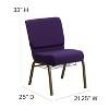 Emma and Oliver 21"W Church/Reception Guest Chair with Communion Cup Book Rack - 4 of 4