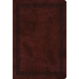 Value Compact Bible-ESV-Border Design - (Leather Bound) - 1 of 1