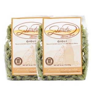 Sabbiatos 16 oz Basil & Spinach Gigli Pasta - Pack of 2 - 1 of 4