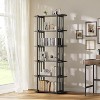 6 Tier Wooden Bookshelf, 71 Inches Industrial Tall Book Shelf, Metal Frame Large Open Bookcase - 4 of 4