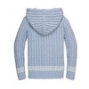 Hope & Henry Boys' Zip-Up Textured Sweater (Light Blue Heather Cable, XX-Small) - image 4 of 4