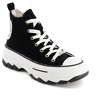 Andrea Women's High Top Urban Canvas Sneakers 77528 - 2 of 4