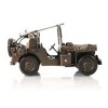 Iron Vintage Jeep Model 11" L - 1941 Willys Overland Replica - Green Military Vehicle By Old Modern Handicrafts - 4 of 4