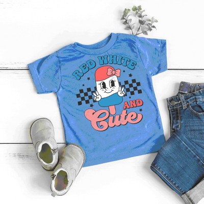 The Juniper Shop Red White And Cute Popsicle Toddler Short Sleeve Tee