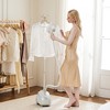 Standing Garment Steamer, 1500W Powerful Steamer for Clothes with Roll Wheels, 1.7L Water Tank for 55 Min Continuous Steaming - 2 of 4