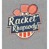 Padel Tennis "Racket Rhapsody" Youth Long Sleeve Hoodie - 2 of 2