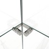 FURNIinspire Utility Storage Cabinets Elegant Display Cabinet with Smooth Glass Panels and Versatile Placement Options, White, 32.09"*14.37"*47.9" - 4 of 4