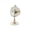 TopComfy Decorative Object Tabletop Globe on Aluminium Tripod Stand for Modern Home Decor, Silver, 5"*4.5"*9" - 3 of 4