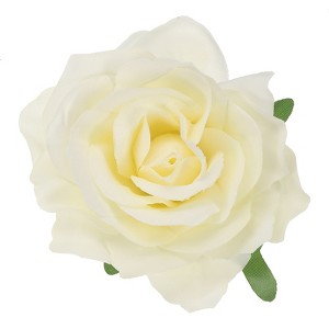 Unique Bargains Fabric Rose Boho Hair Clips Fabric Flower Brooch Pins for Wedding Party Dance 1 Pc - 1 of 4