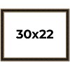 PosterPalooza | Ornate Brown Picture Frame - UV Acrylic, Backing Board, Hanging Hardware Included - 2 of 4