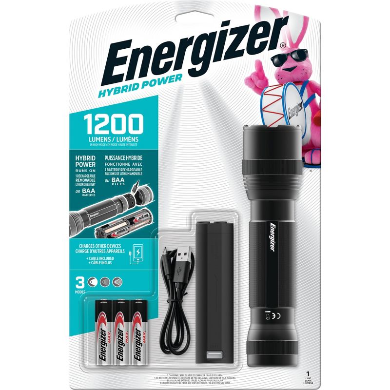 Energizer Hybrid Power Tactical Flashlight, 1 of 8
