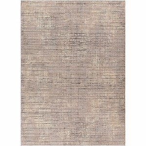 Hauteloom Chiyo Tan Plush Textured Washable Rug - 1 of 4