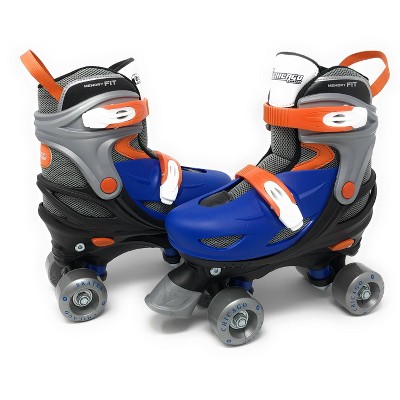 CANTAMI Kids Roller Skates - 4 Size Adjustable With Light Up Wheels For Children & Teens