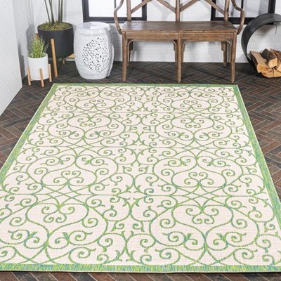 Handmade Geometric Gray Synthetic 4'x6' Easy-Care Area Rug