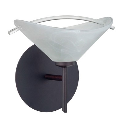 Besa Lighting Hoppi 1 - Light Wall Light in  Bronze