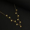 SOHI Women's Gold Gold Plated Minimal Necklace - 3 of 4