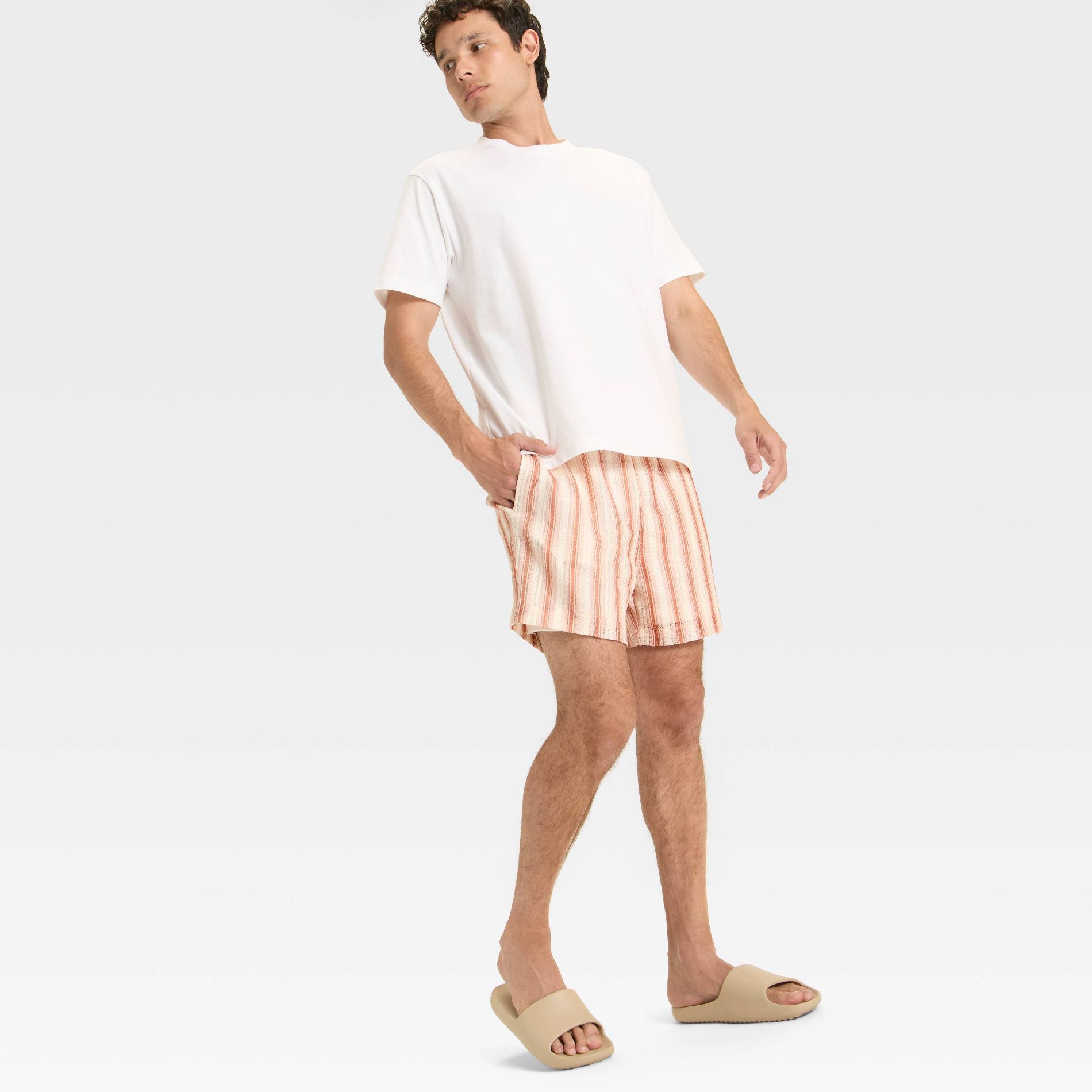 Men's Knit Open Weave Shorts - Original Use™ Brown L