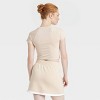 Women's Knit Cropped Short Sleeve Top - JoyLab™ - 2 of 3