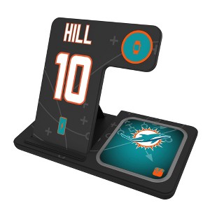NFL Miami Dolphins Players Game Tactic 15-Watt 3 in 1 Charging Station - 1 of 4